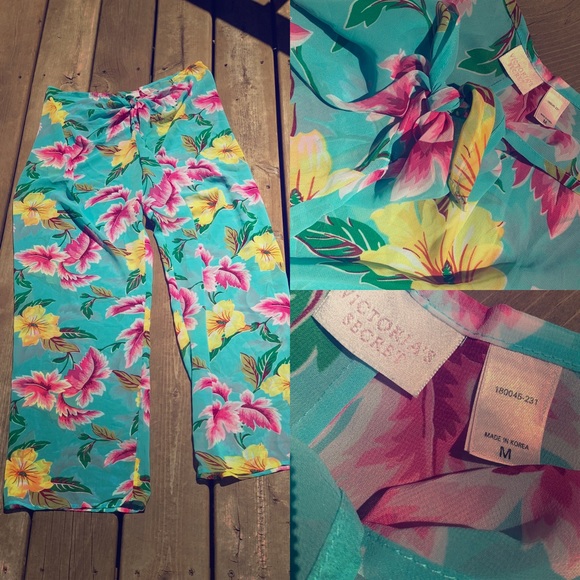 *2/$30* VS Sheer Swimsuit Cover Up Pants - Picture 1 of 4